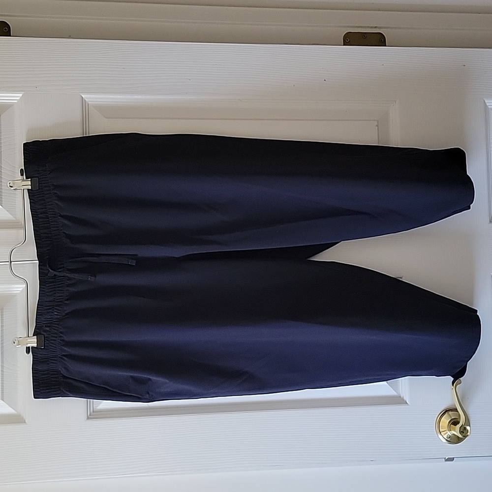 Talbots sz XLP Navy, Black, Blue Elastic, pull-on lightweight pant